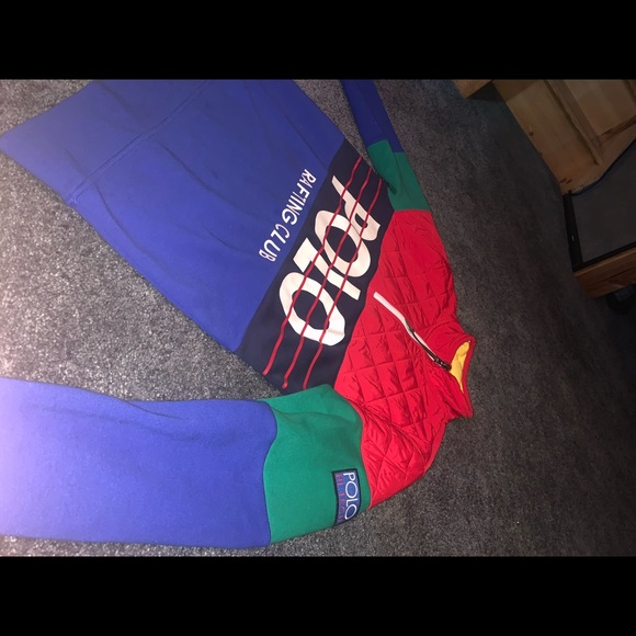 polo rafting club sweater
